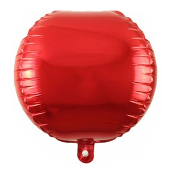 Balão Metalizado 4D Esfera Vermelha