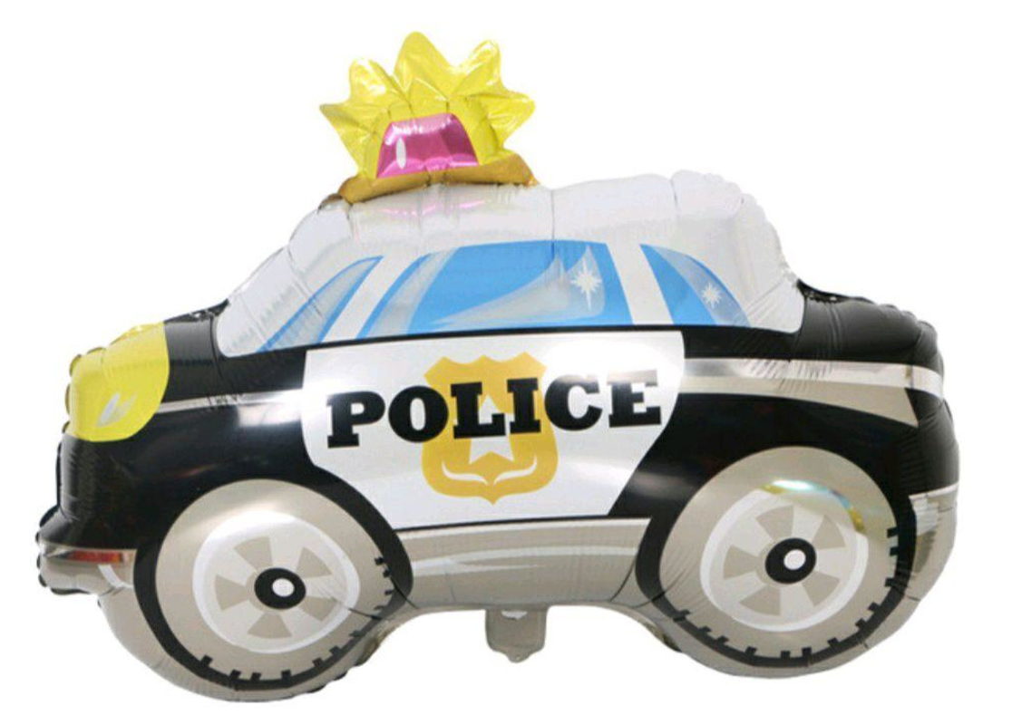 Balão Metalizado 29''/73cm Carro De Polícia - Pitter Pan Festas
