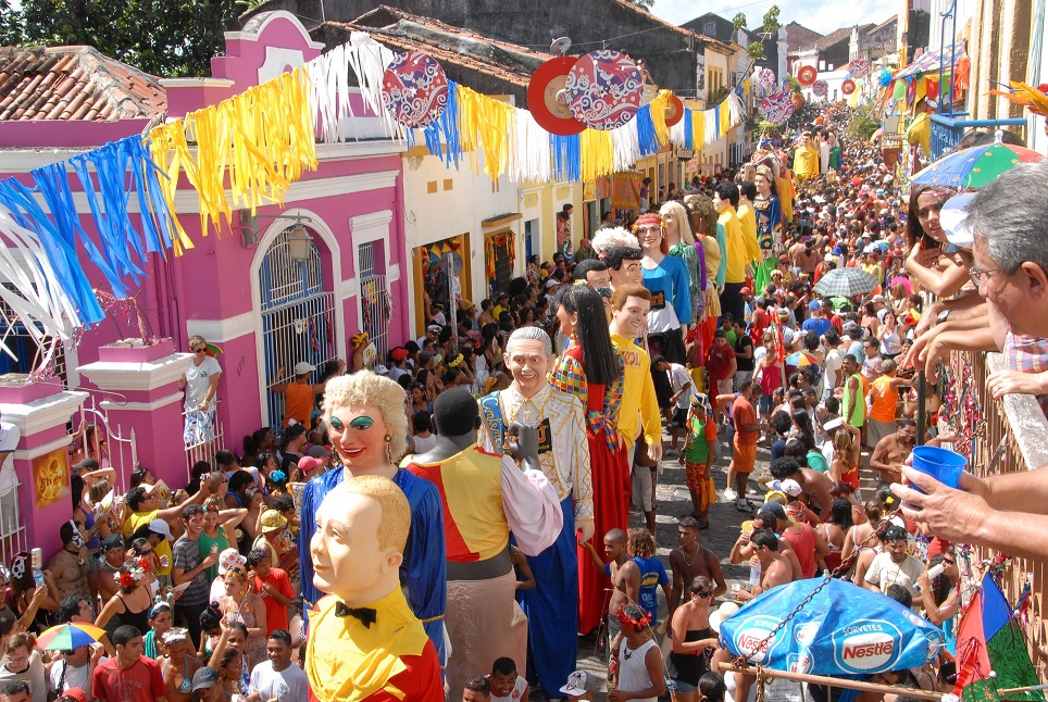 Carnaval na rua em Olinda, Pernambuco